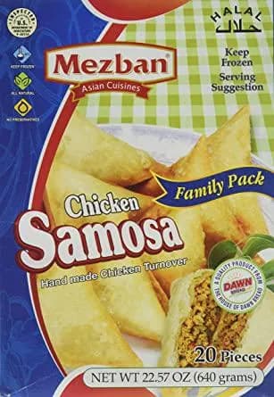 Mezban Chicken Samosa Family Pack (20 Pcs) 640gm