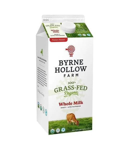Byrne Hollow Farm Organic Whole Milk 1lb